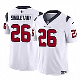 Men & Women & Youth Houston Texans #26 Devin Singletary White 2023 F.U.S.E. Vapor Untouchable Limited Jersey,baseball caps,new era cap wholesale,wholesale hats